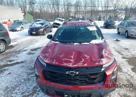 2025 Chevrolet Equinox Awd Rs from USA, damaged, VIN 3GNAXTEG9SL128791